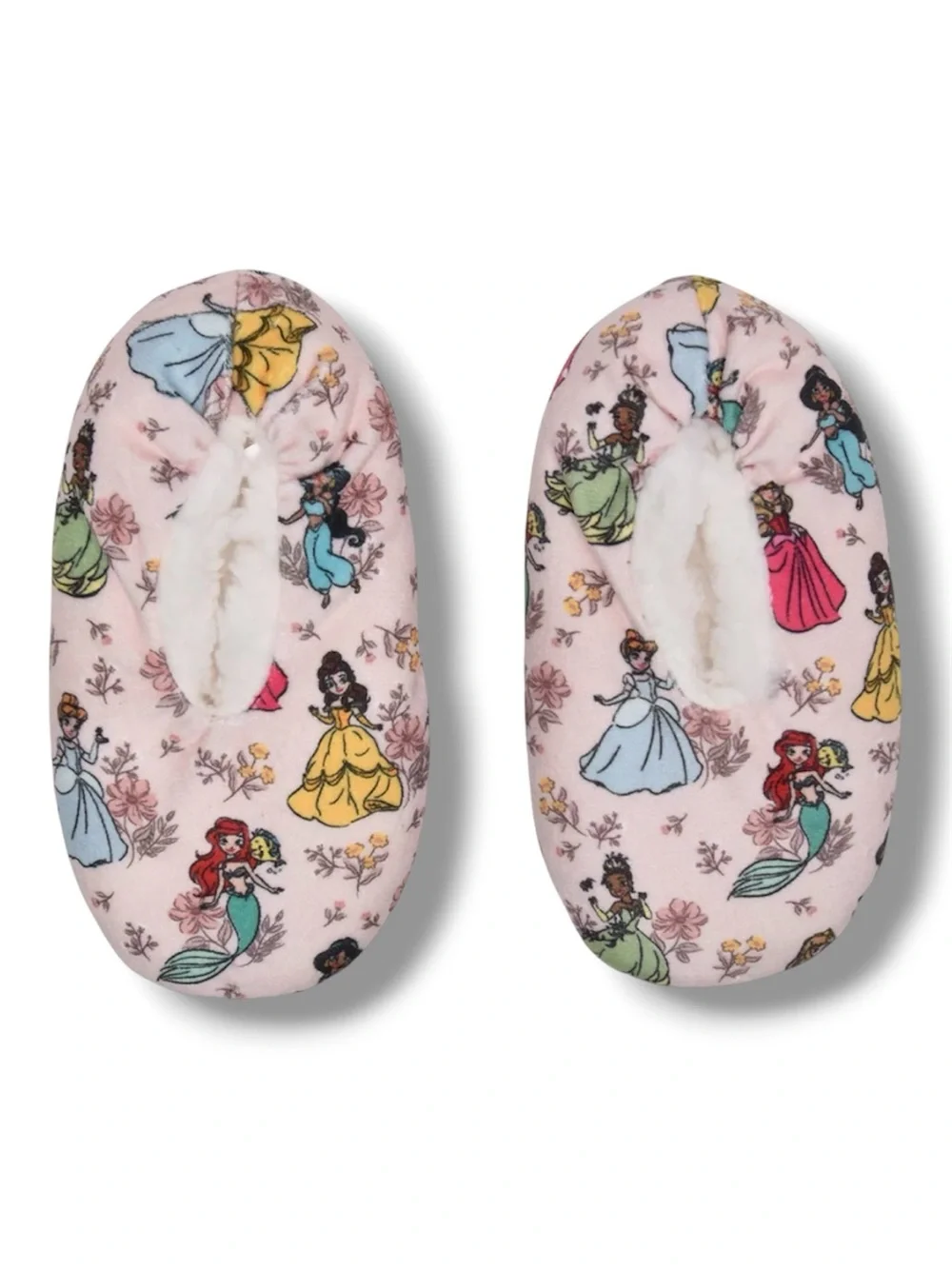 Disney Princesses Toddler Snuggle Toe Slippers - Size 2T - 3T - NWT